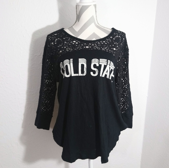 We the Free Long Sleeve Black Top Size S/P - Picture 1 of 7